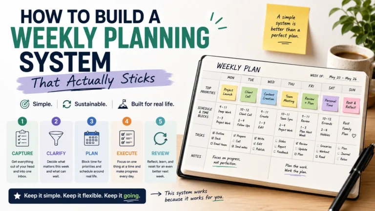 Weekly Planning System