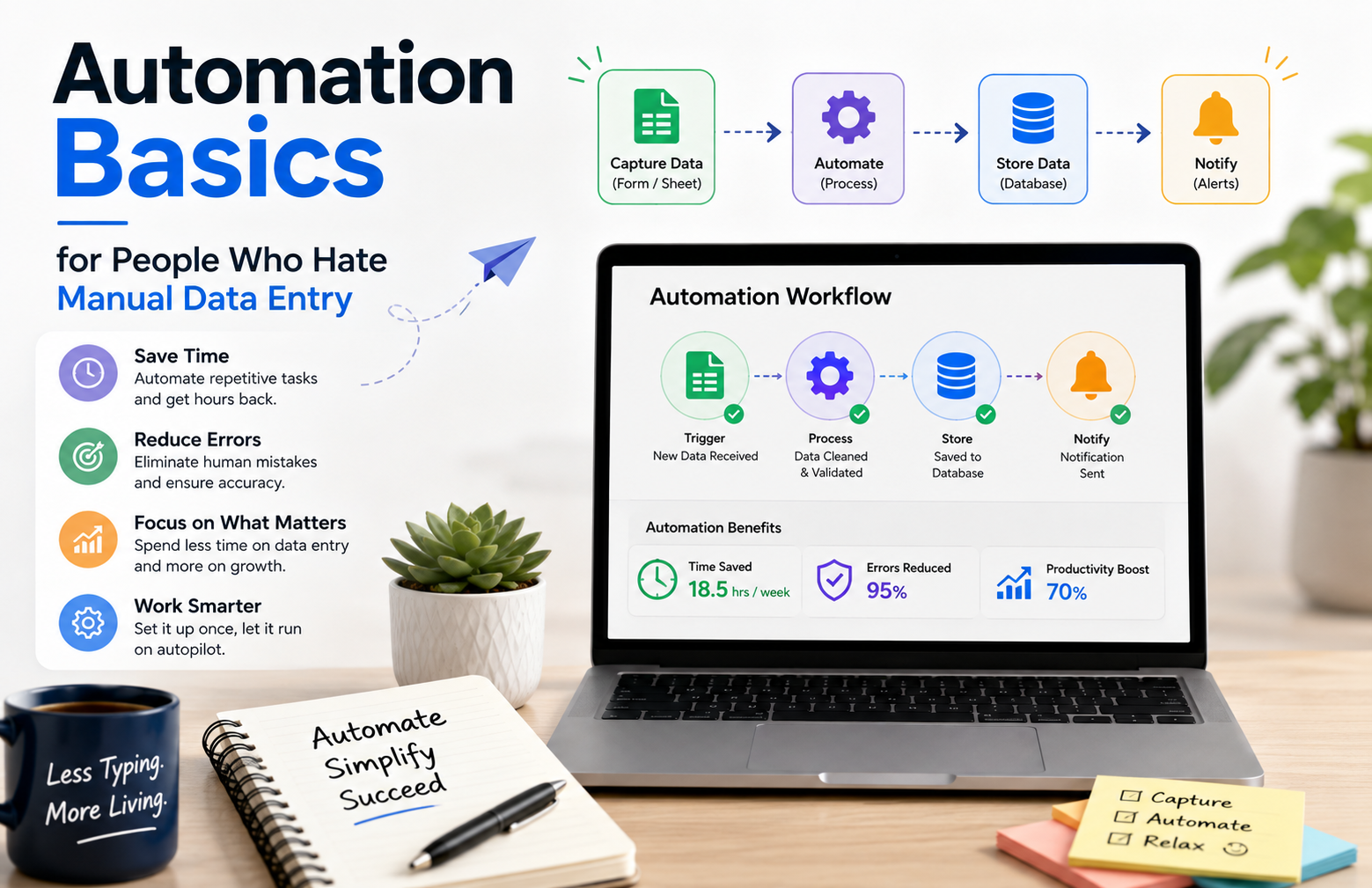 Automation Basics for People Who Hate Manual Data Entry